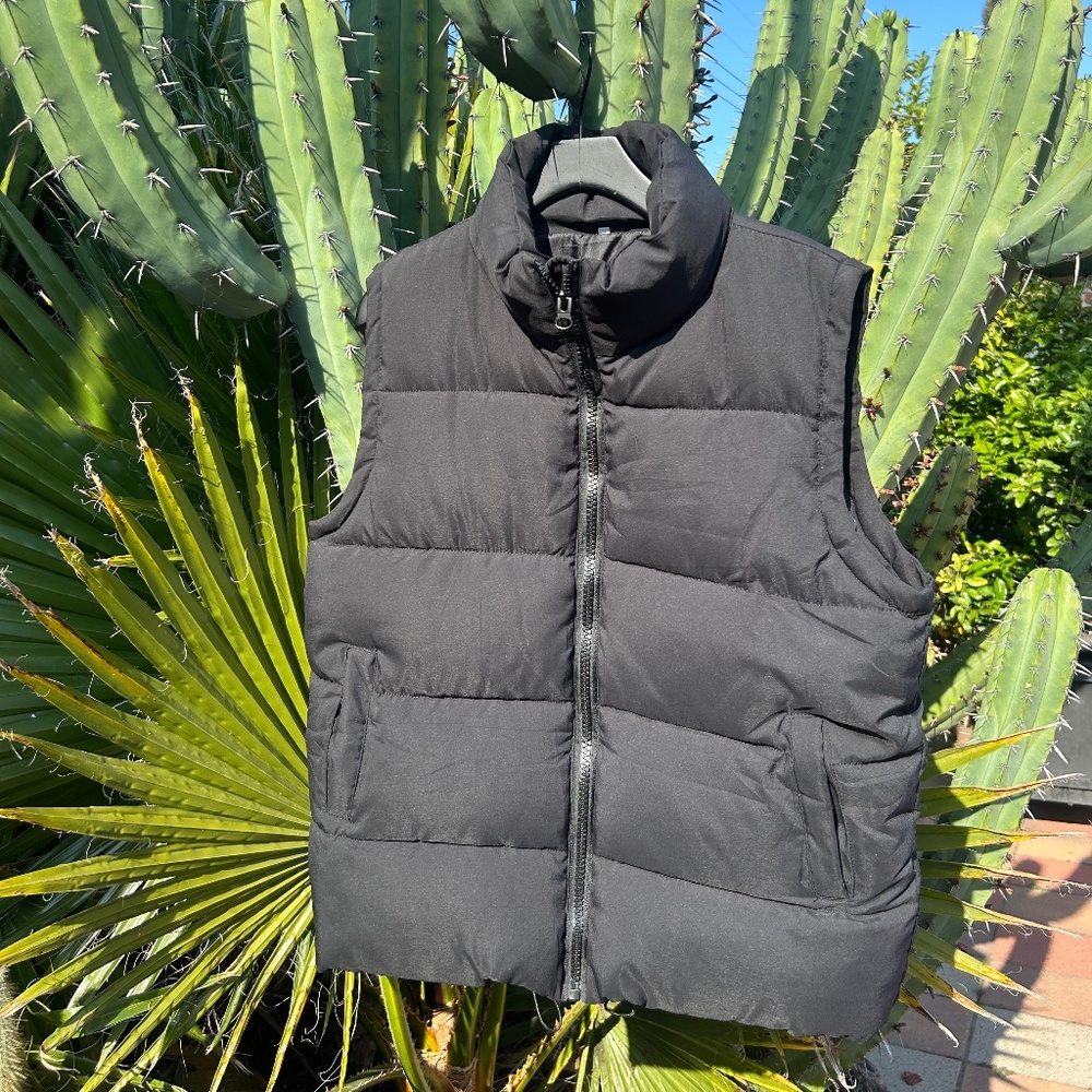 Black Puffer Vest